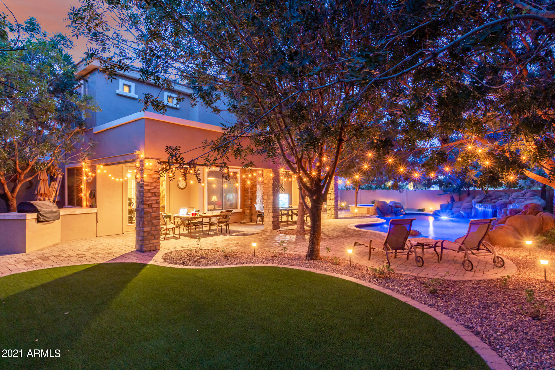2897 East Weather Vane Road Gilbert, AZ 85296 - Photo 30 of 47 Landscaped by Presidential Pools