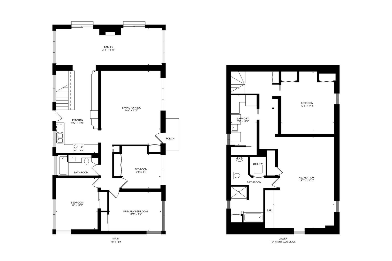 828 Dell Road Northbrook, IL 60062 - Photo 32 of 37 a picture of a floor plan