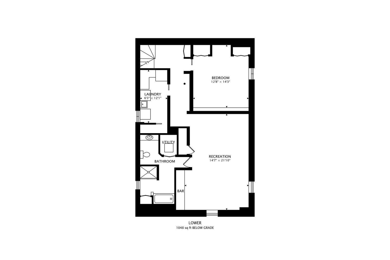828 Dell Road Northbrook, IL 60062 - Photo 33 of 37 a picture of a floor plan