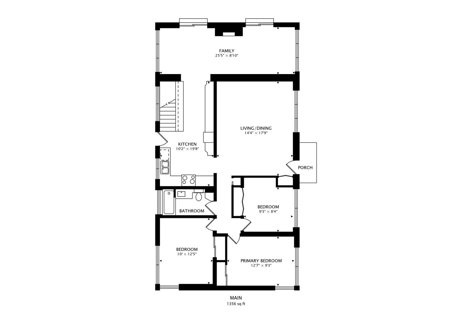 828 Dell Road Northbrook, IL 60062 - Photo 34 of 37 a picture of floor plan