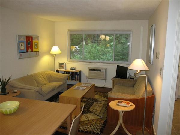 72 Barrett Street, Unit 312 Northampton, MA 01060 - Photo 2 of 7 a living room with furniture and a large window