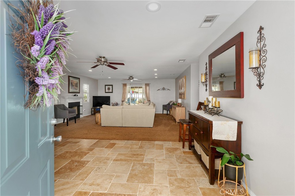 34990 County Line Road Yucaipa, CA 92399 - Photo 8 of 51 a view of living room with furniture and flat screen tv