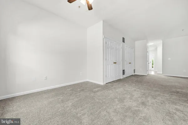 a view of an empty room
