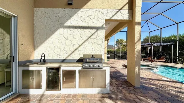 a view of a building with a outdoor space