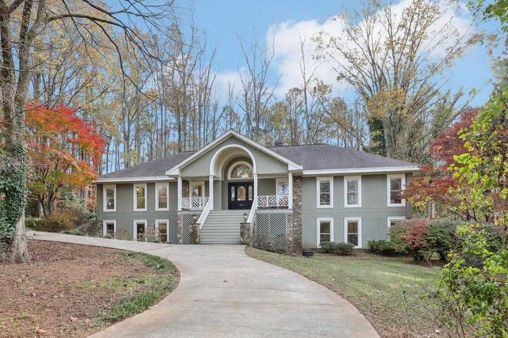 4819 Moon Road Powder Springs, GA 30127 - Photo 1 of 1 front view of a house with a yard
