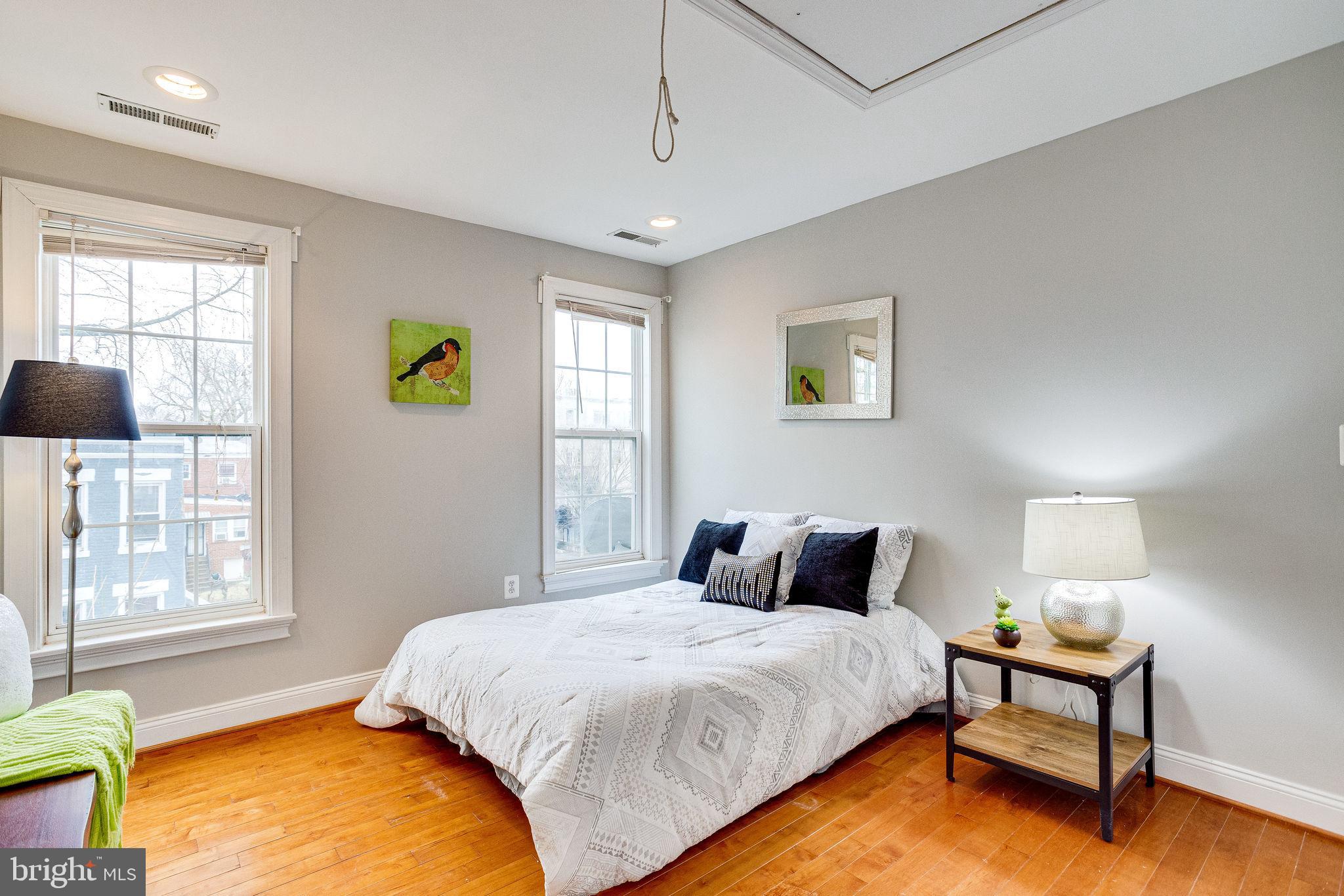 1656 Kramer Street Northeast Washington, DC 20002 - Photo 15 of 20 Third level bedroom - light-filled and peaceful!