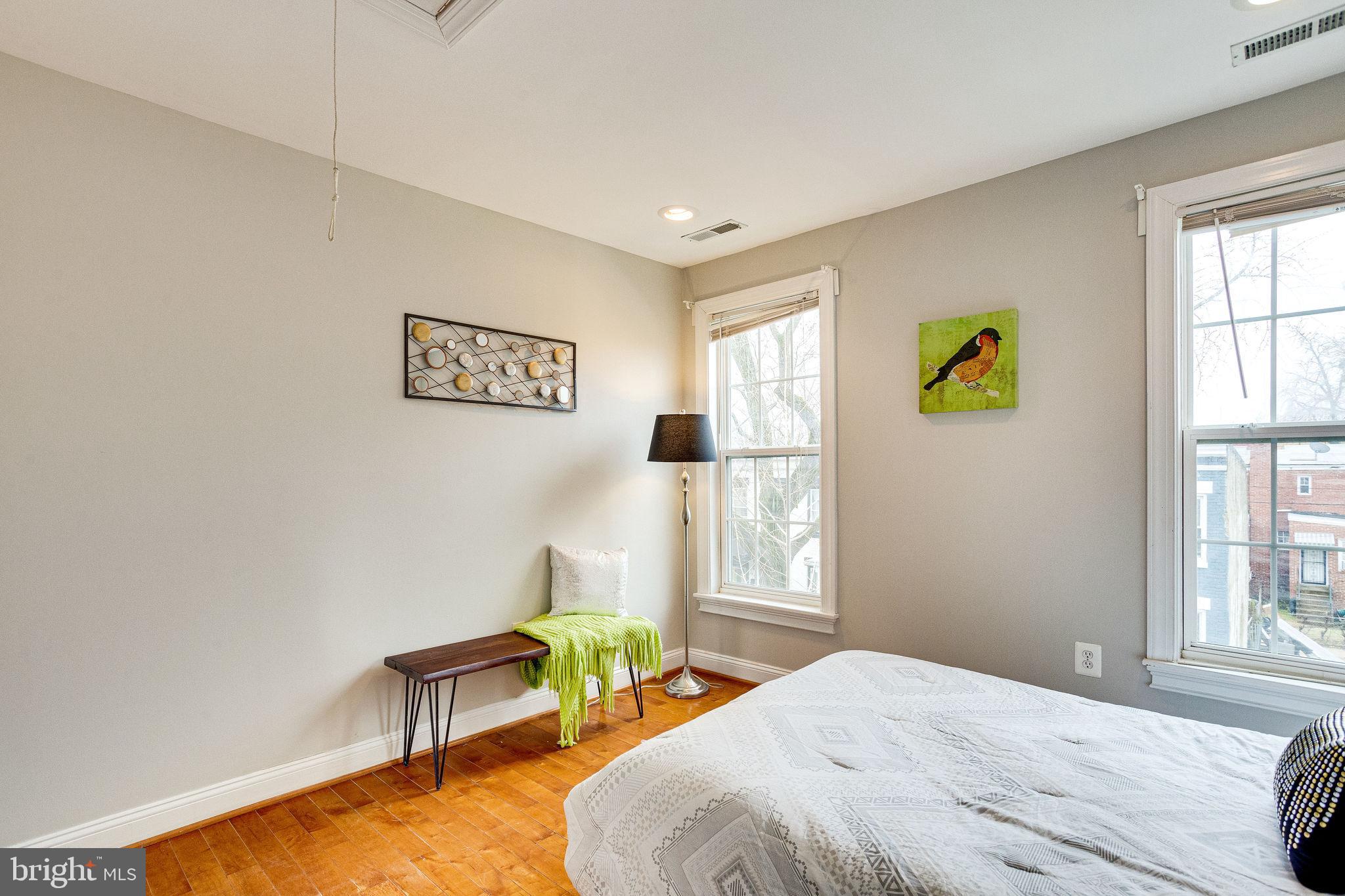 1656 Kramer Street Northeast Washington, DC 20002 - Photo 16 of 20 Third level bedroom - light-filled and peaceful!