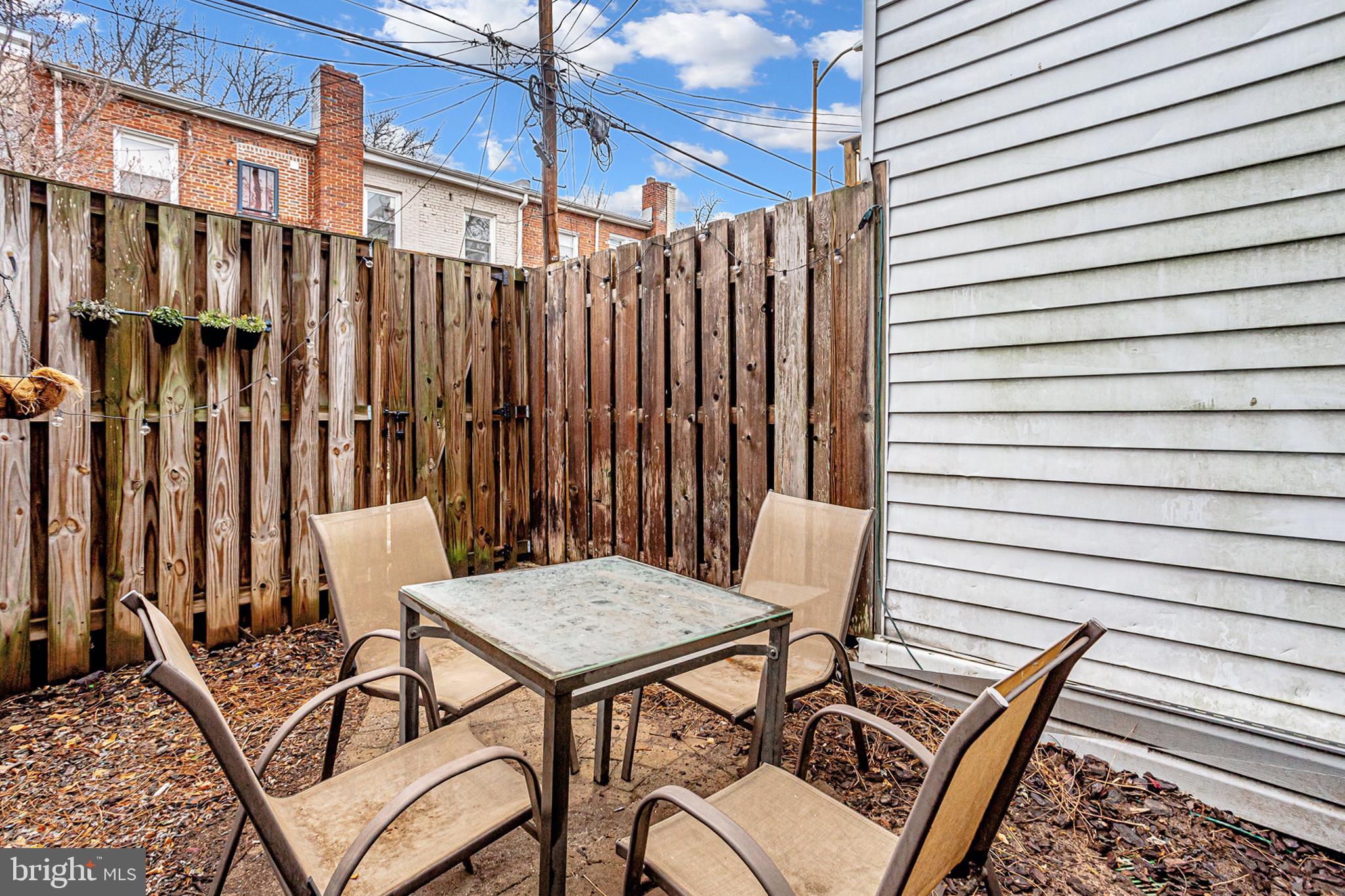 1656 Kramer Street Northeast Washington, DC 20002 - Photo 19 of 20 Back patio area.