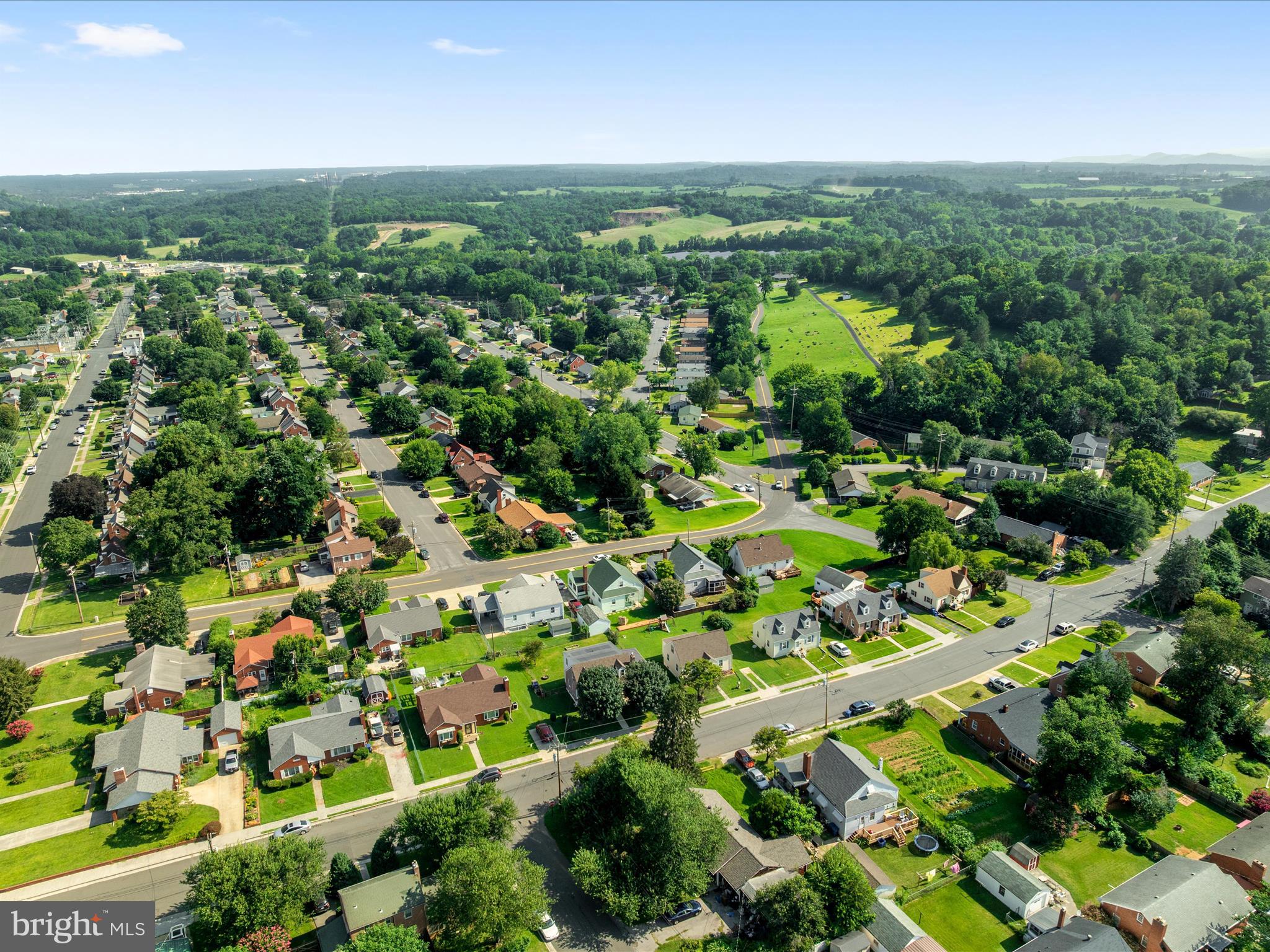 702 Braxton Road Front Royal, VA 22630 - Photo 44 of 61 an aerial view of residential houses with outdoor space and trees
