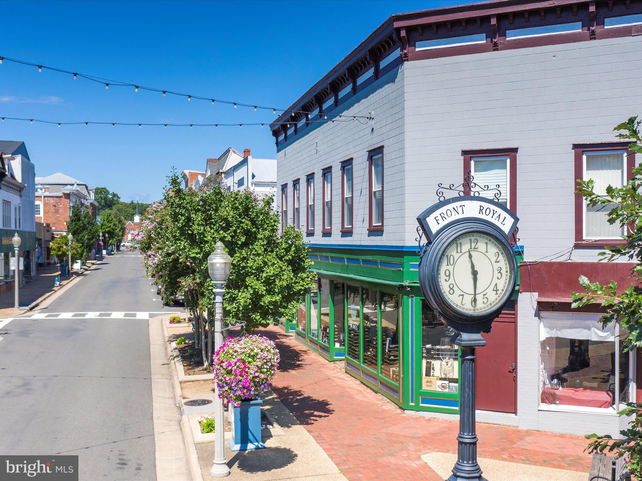 702 Braxton Road Front Royal, VA 22630 - Photo 61 of 61 a clock on a wall in front of a building