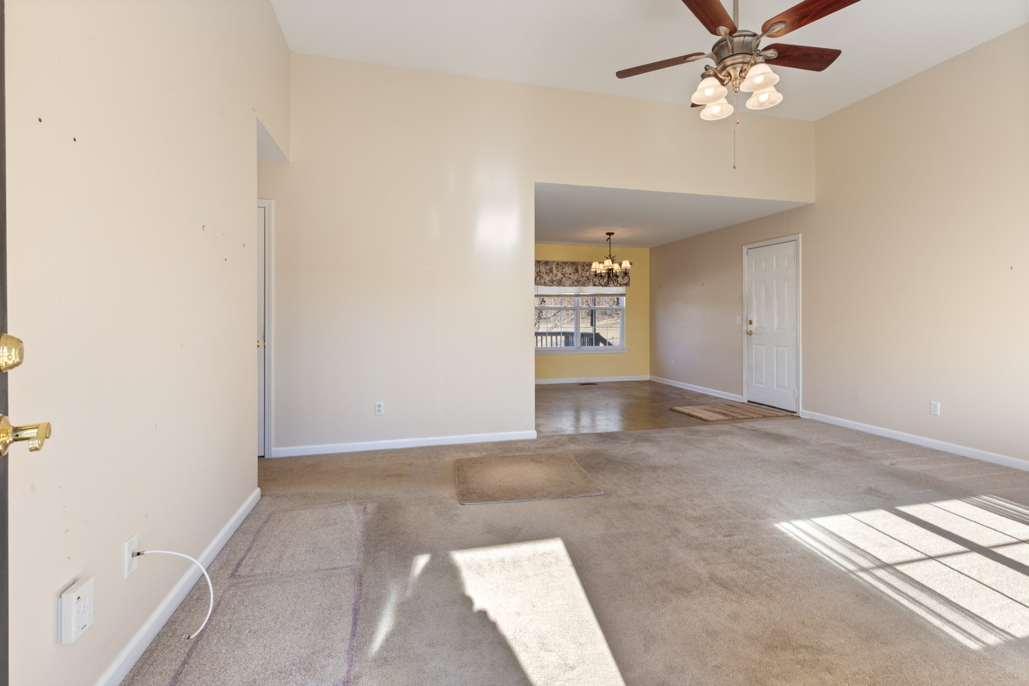 101 Garden View Court Dickson, TN 37055 - Photo 6 of 33 an empty room with closet and a chandelier fan