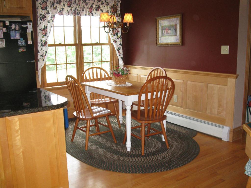 19 Windy Ridge Lane Sanford, ME 04083 - Photo 4 of 16 Brealfast nook w/ wainscoting and...