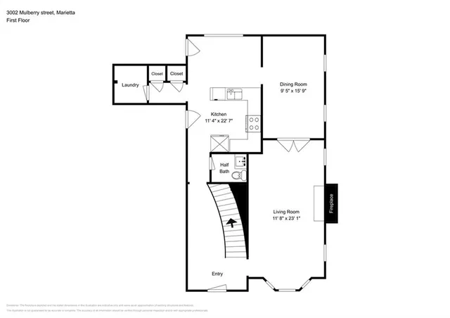 $2,365 | 3002 Mulberry Street, Marietta, GA 30066