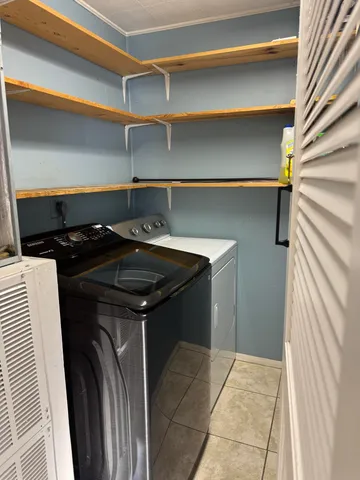 a view of an outdoor space with seating