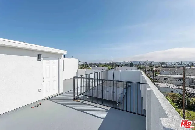 a view of a terrace with skyline