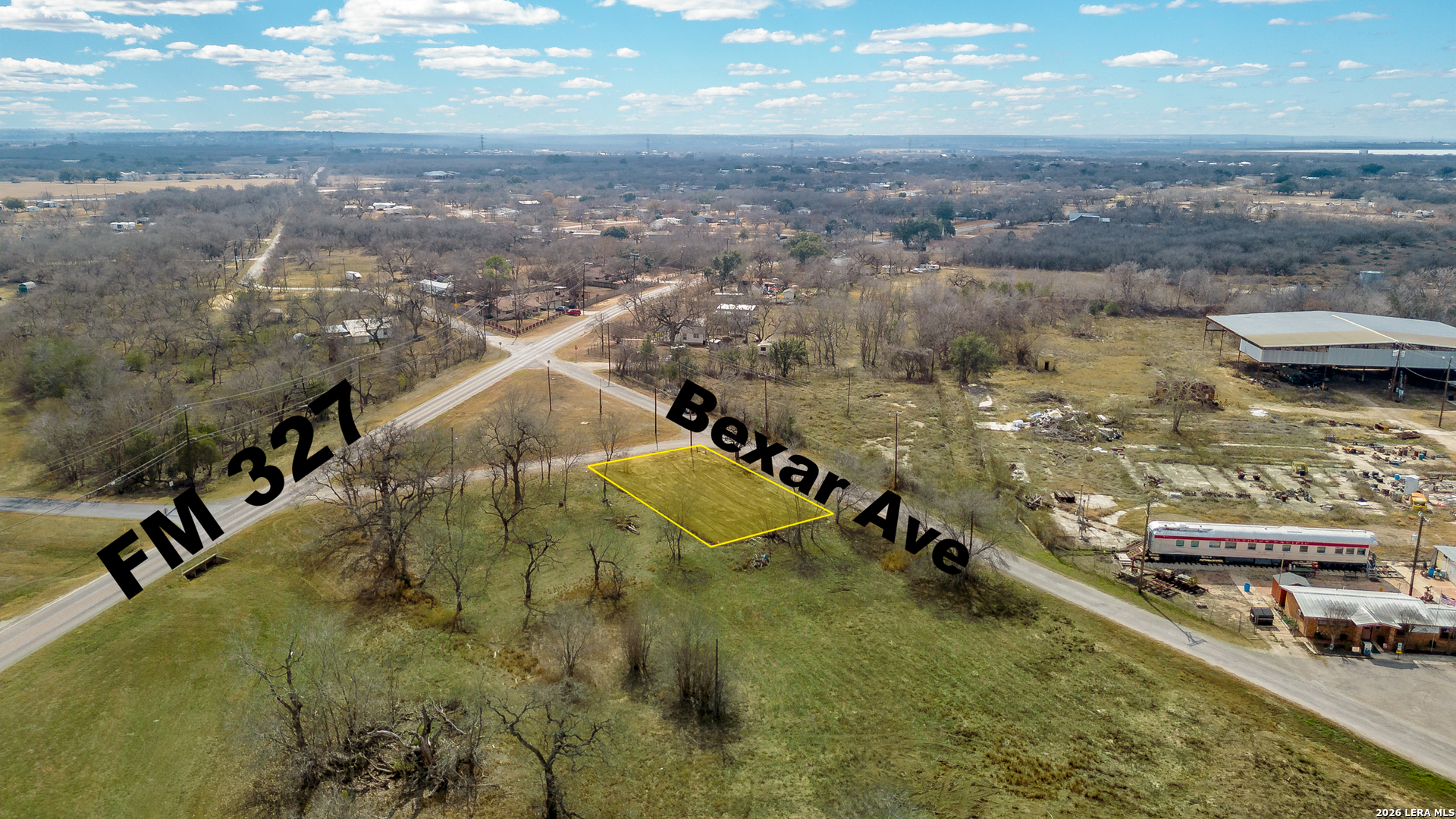 210 Bexar Elmendorf, TX 78112 - Photo 15 of 17 an aerial view of residential houses with outdoor space