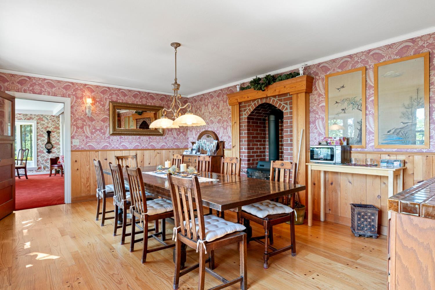 5821 Spanish Flat Road Placerville, CA 95667 - Photo 13 of 97 a view of a dining room with furniture window and wooden floor
