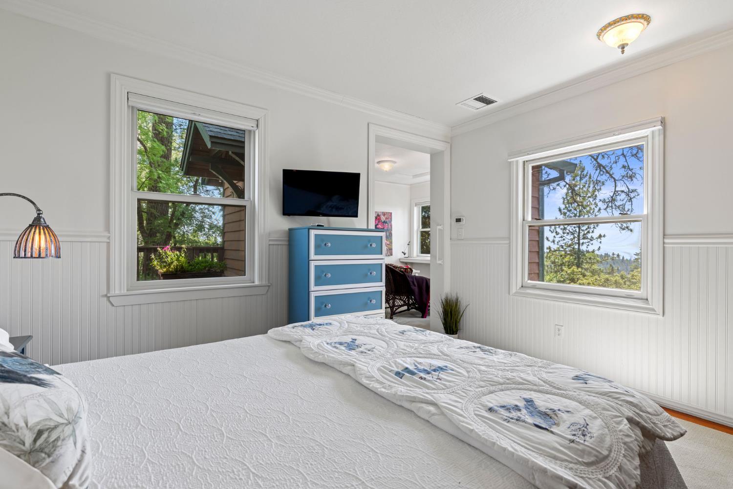 5821 Spanish Flat Road Placerville, CA 95667 - Photo 34 of 97 a bedroom with a bed and a window