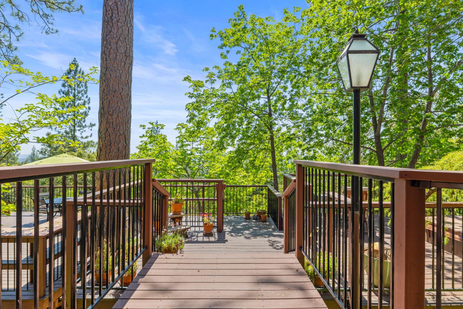 5821 Spanish Flat Road Placerville, CA 95667 - Photo 43 of 97 a view of a balcony with wooden floor