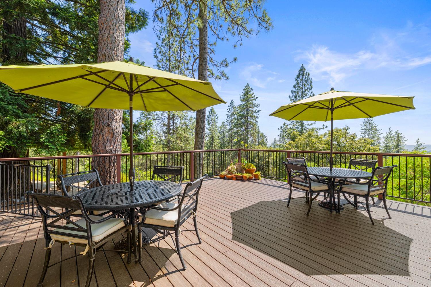 5821 Spanish Flat Road Placerville, CA 95667 - Photo 46 of 97 an outdoor space with furniture and umbrella