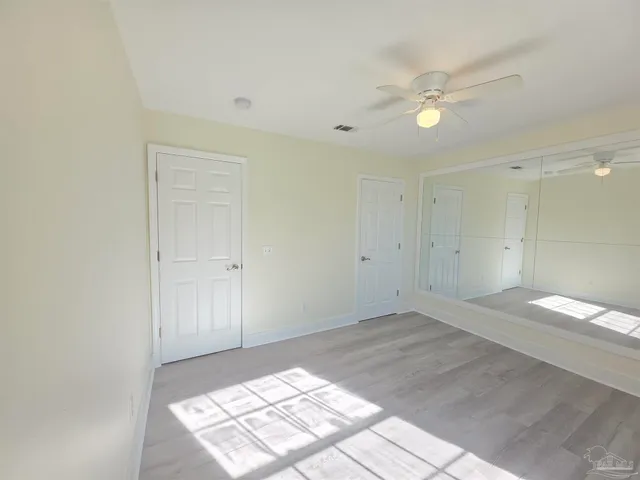 a view of an empty room