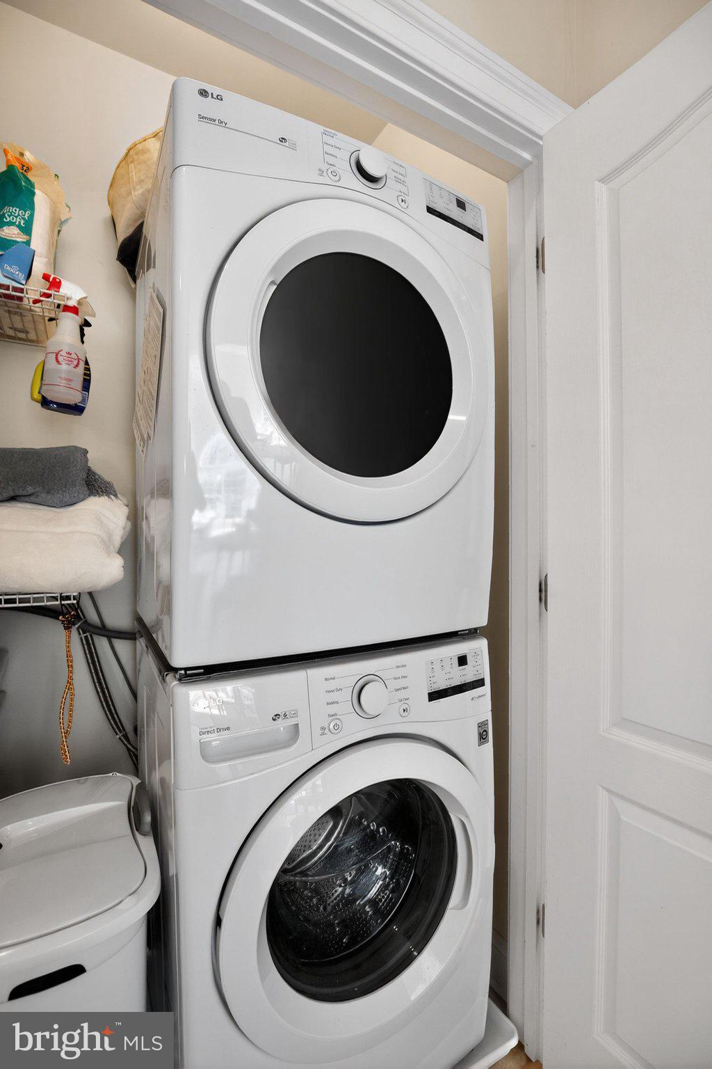 1331 Schooner Loop, Unit 1331 Solomons, MD 20688 - Photo 32 of 53 Modern laundry duo with storage area