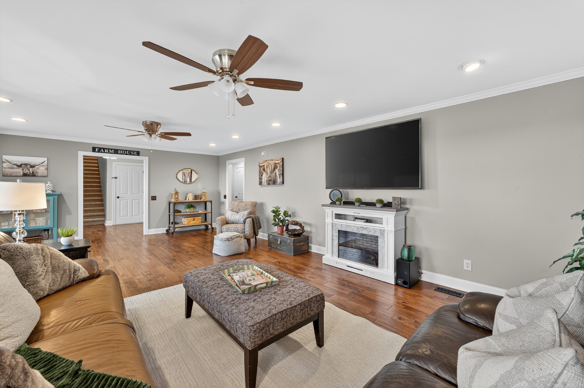 915 Normandy Road Normandy, TN 37360 - Photo 16 of 100 a living room with furniture and a flat screen tv