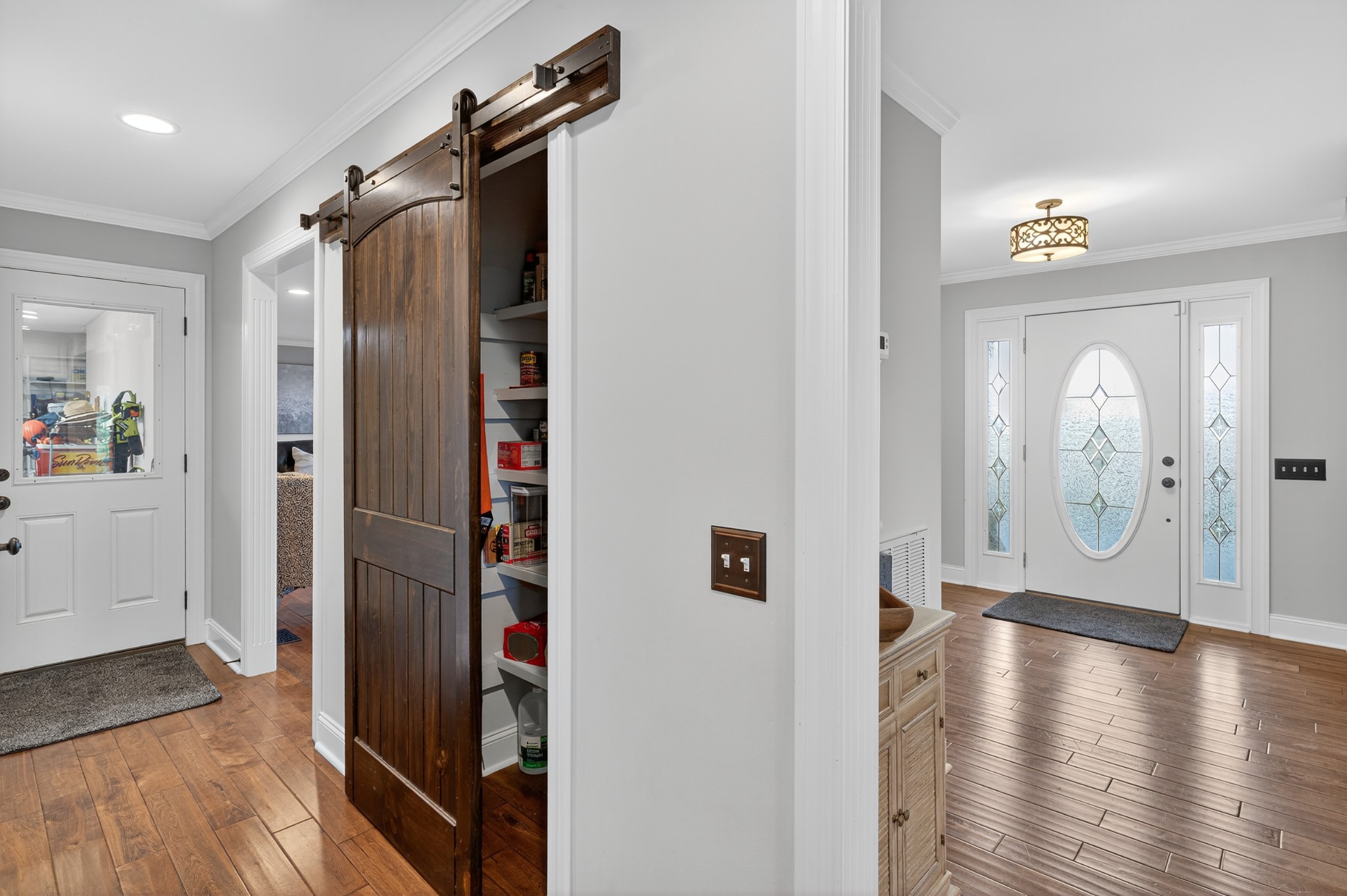 915 Normandy Road Normandy, TN 37360 - Photo 25 of 100 a view of a hallway with wooden floor and closet