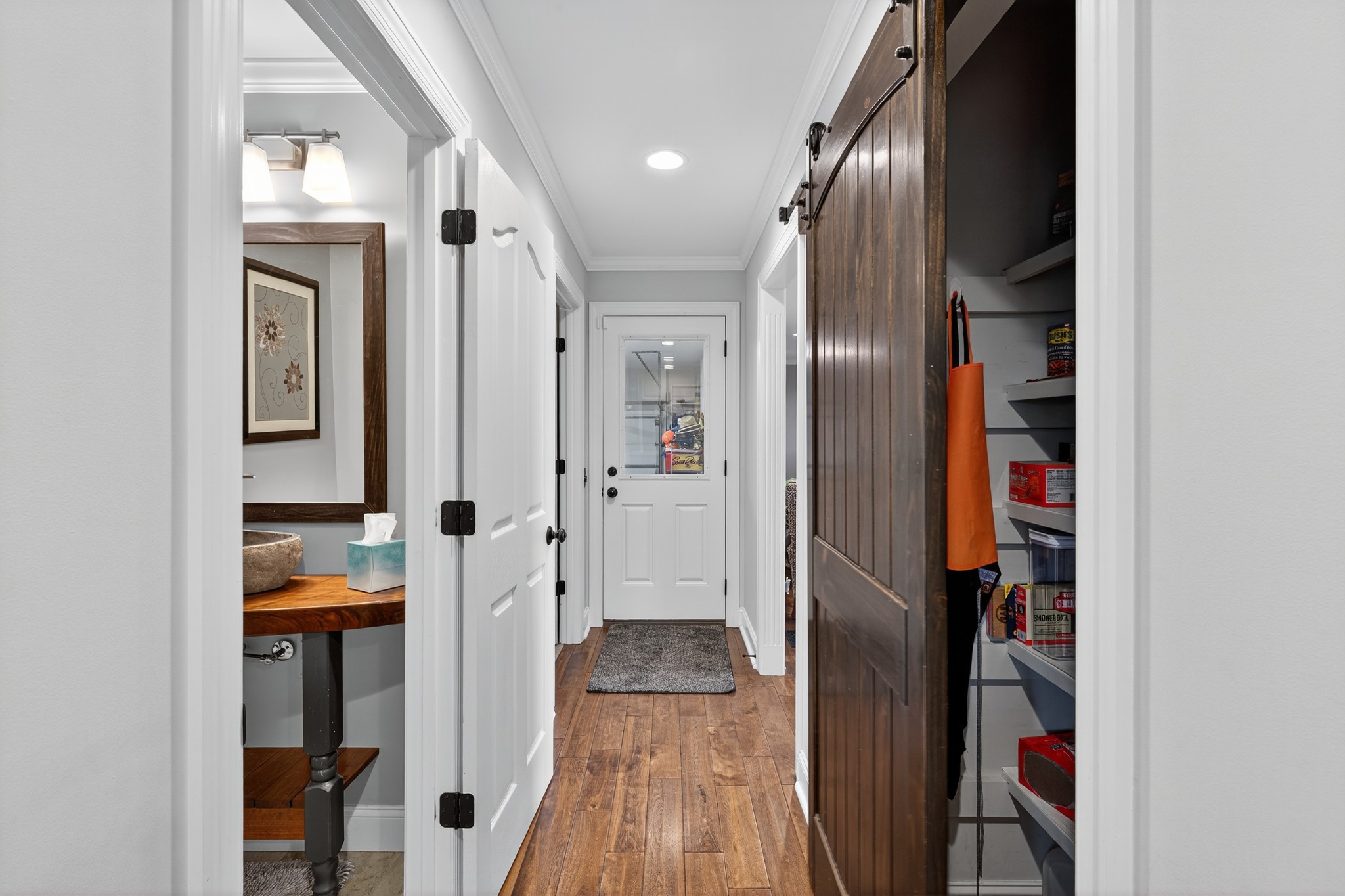 915 Normandy Road Normandy, TN 37360 - Photo 26 of 100 a view of a hallway with wooden floor and entryway