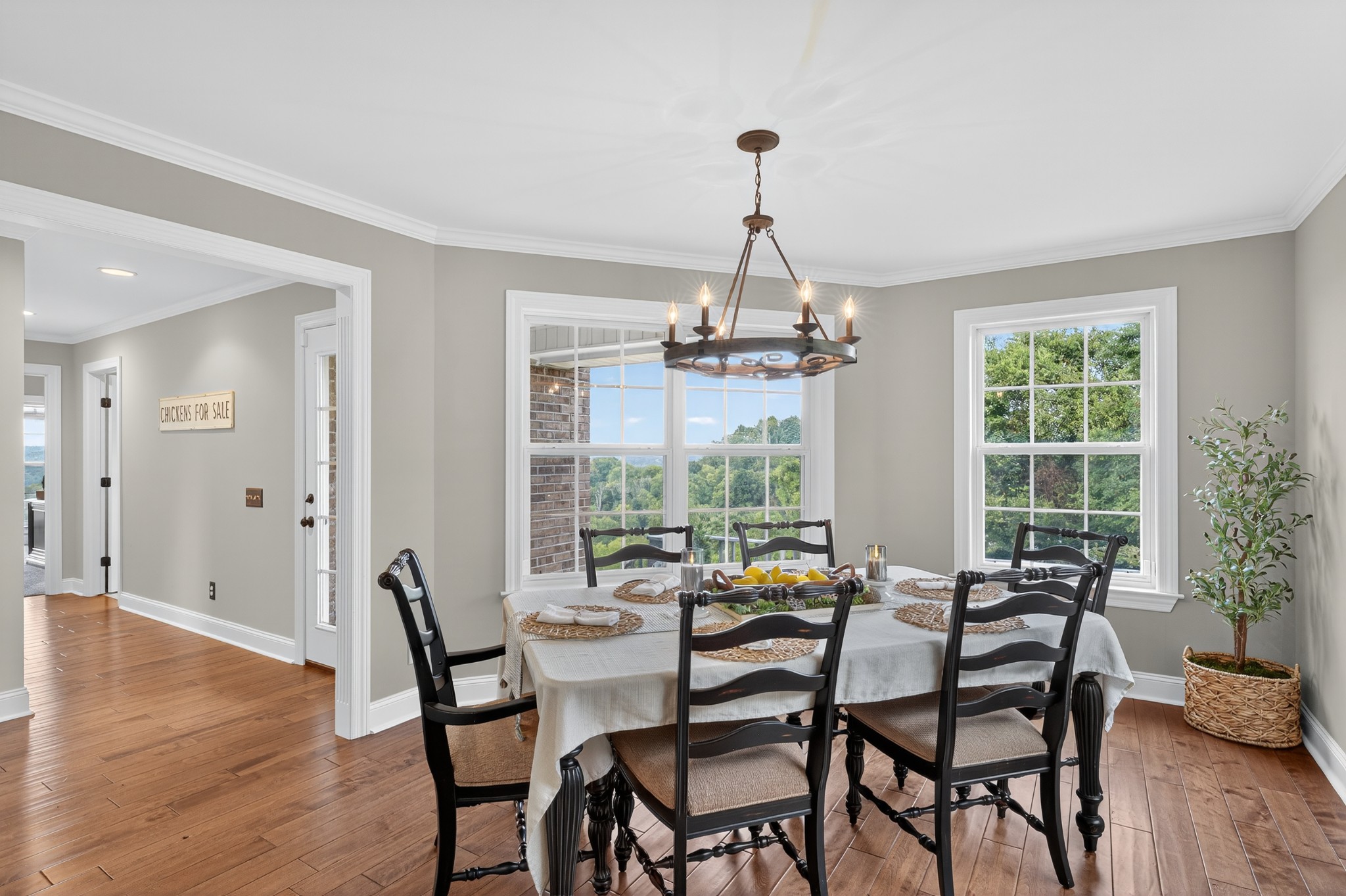 915 Normandy Road Normandy, TN 37360 - Photo 31 of 100 a view of a dining room with furniture wooden floor and chandelier