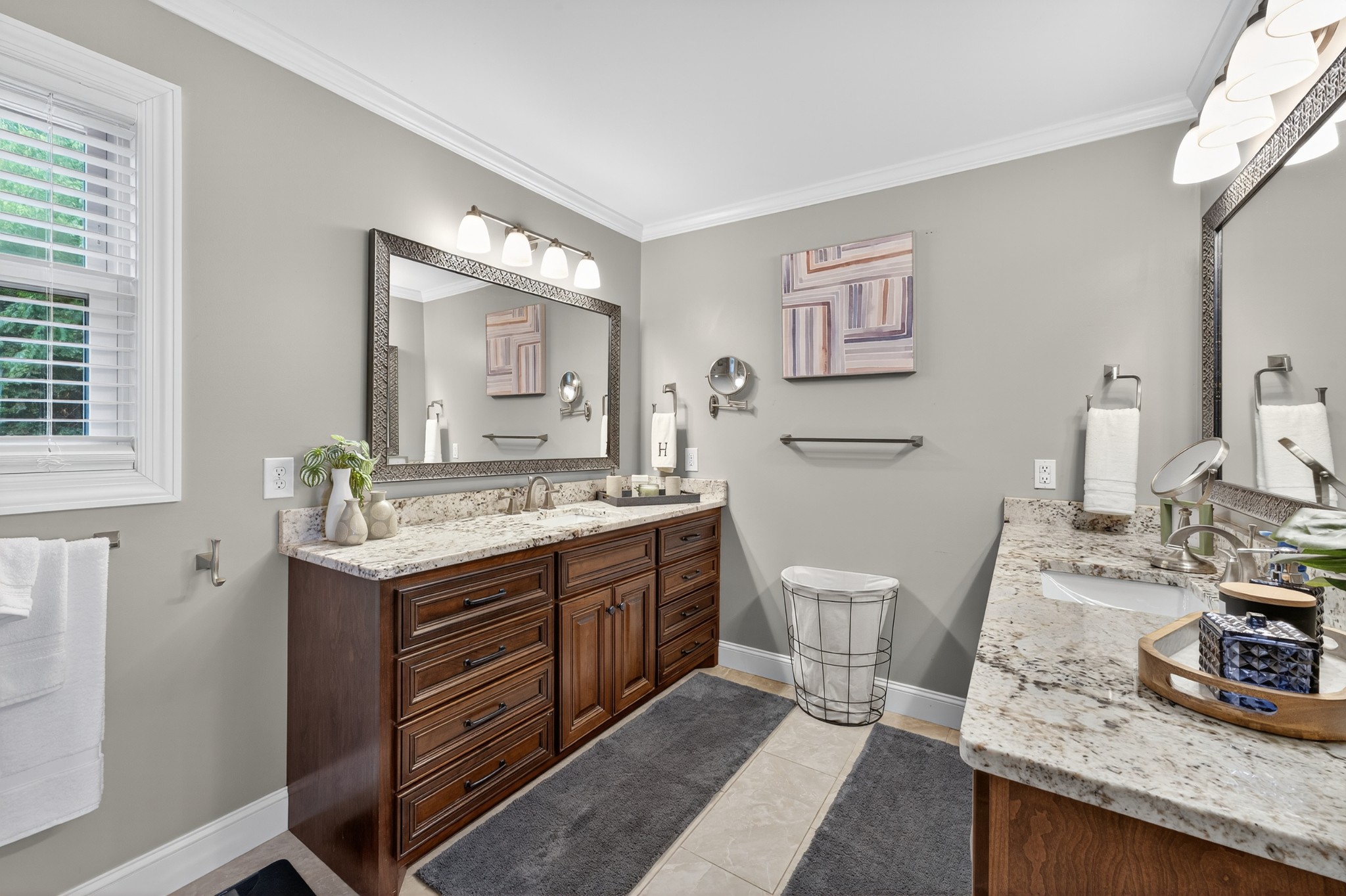 915 Normandy Road Normandy, TN 37360 - Photo 51 of 100 a bathroom with a granite countertop sink a toilet and a mirror