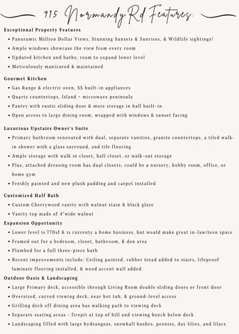 $680,000 | 915 Normandy Road, Normandy, TN 37360