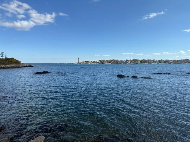 a view of beach and ocean