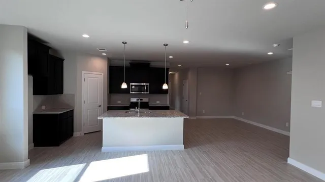 a front view of a house with entertaining space