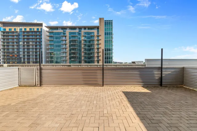 a building view with a outdoor space