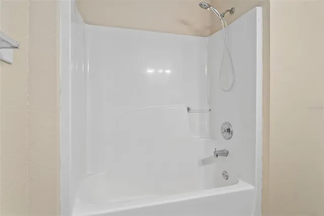 a close up of a bathtub