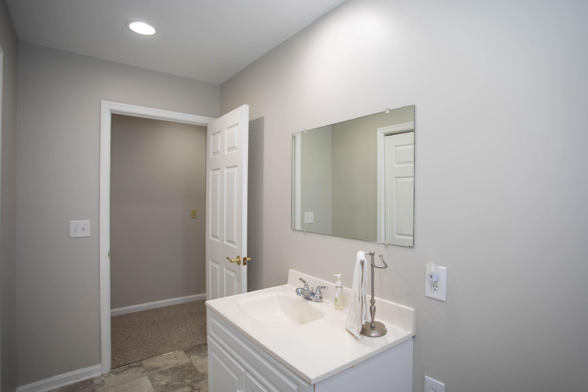 161 Coyote Run Mathias, WV 26812 - Photo 44 of 88 Modern entry level bathroom with sleek finishes.
