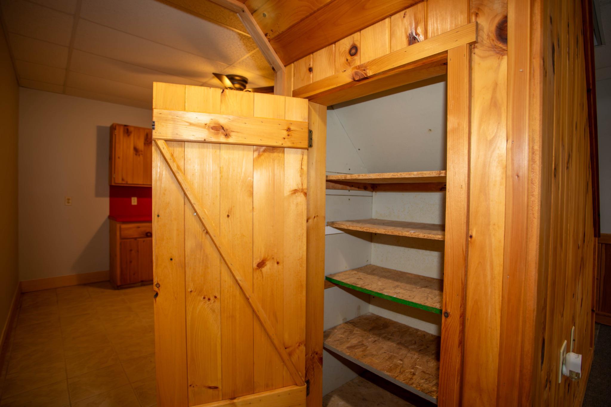 161 Coyote Run Mathias, WV 26812 - Photo 67 of 88 Charming wooden pantry in LL kitchen..