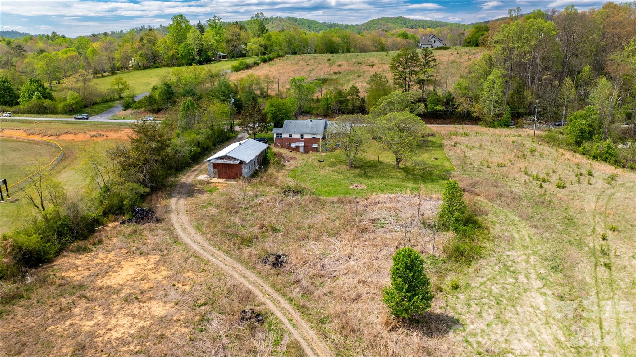 1720 Cane Creek Road Fletcher, NC 28732 - Photo 18 of 20 a view of a yard with plants