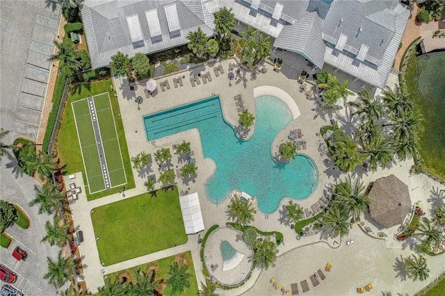 a view of a swimming pool