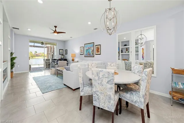 a living room with furniture and window