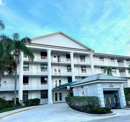 a front view of residential houses