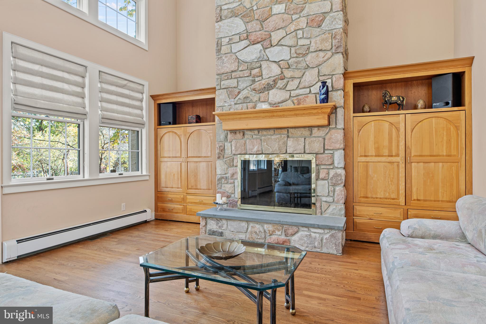 904 Evans Road Ambler, PA 19002 - Photo 15 of 69 Floor to ceiling stone fireplace