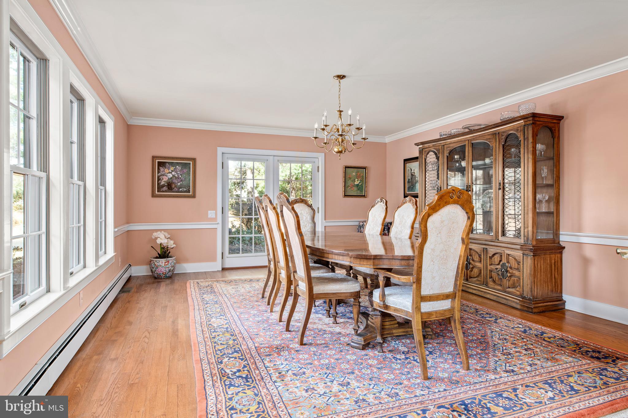 904 Evans Road Ambler, PA 19002 - Photo 27 of 69 French glass doors to porch off of dining room