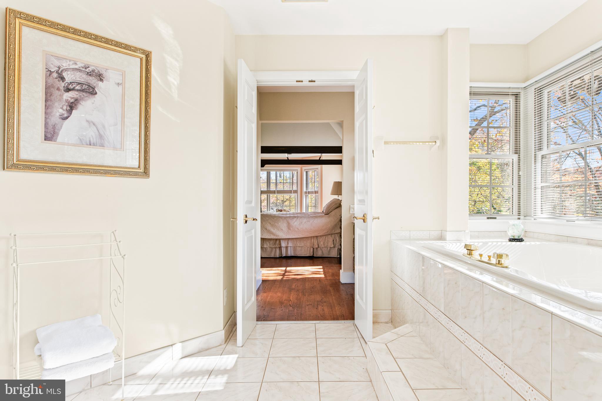 904 Evans Road Ambler, PA 19002 - Photo 35 of 69 Primary bath with raised platform tub in boxed bay