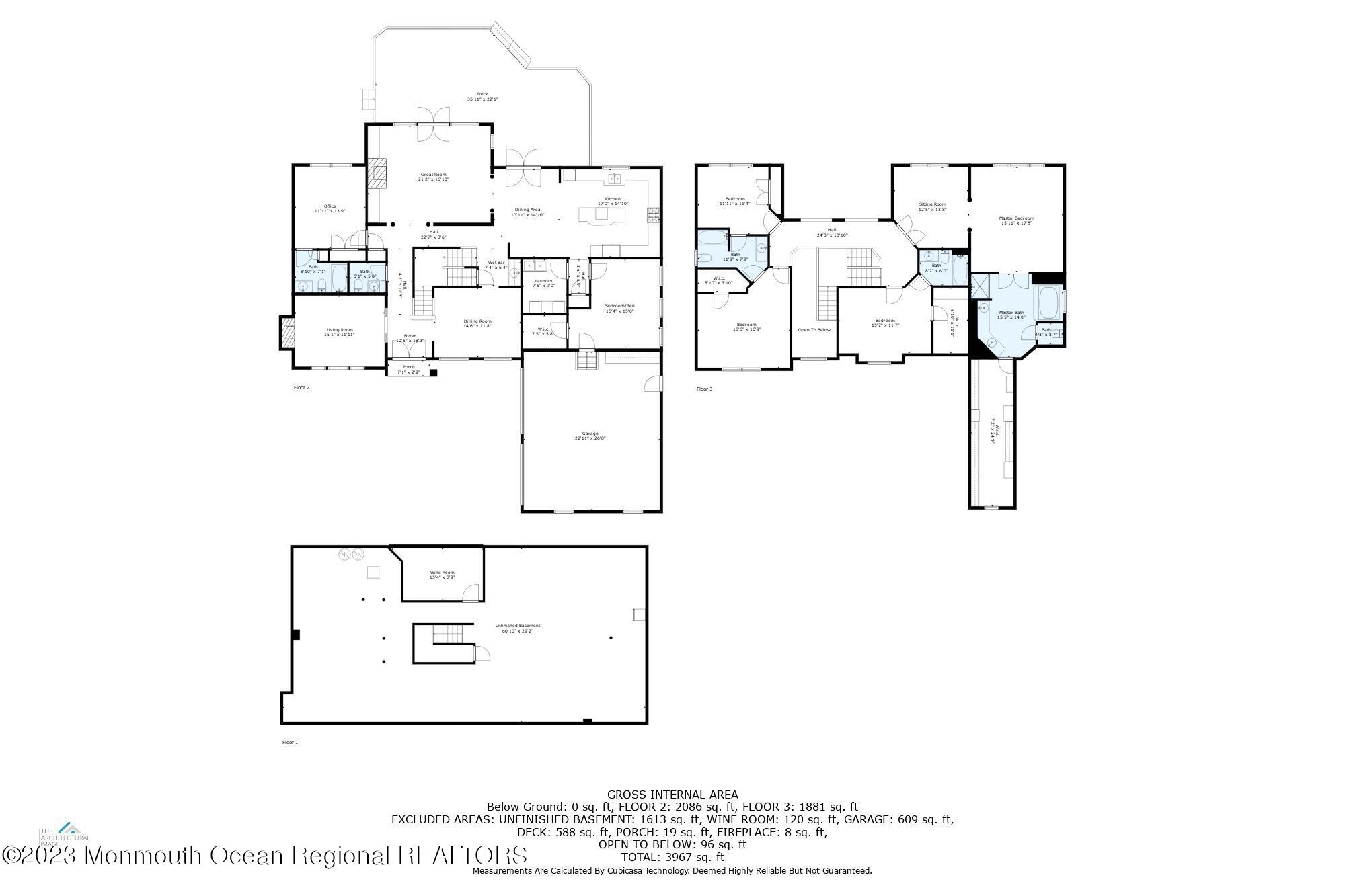 639 Oceanview Road Brielle, NJ 08730 - Photo 60 of 62 FLOOR PLAN COMPLETE