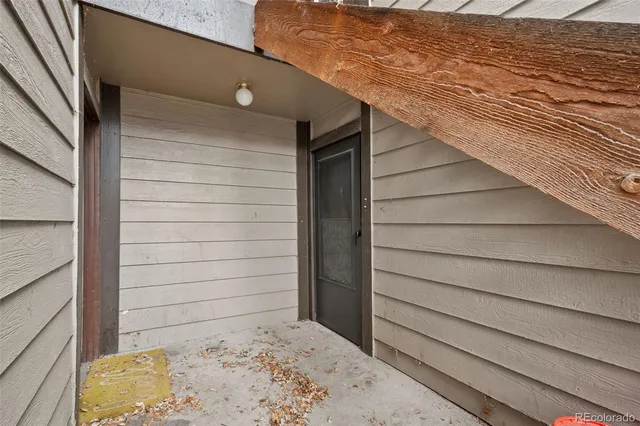 front view of a house with a large tree