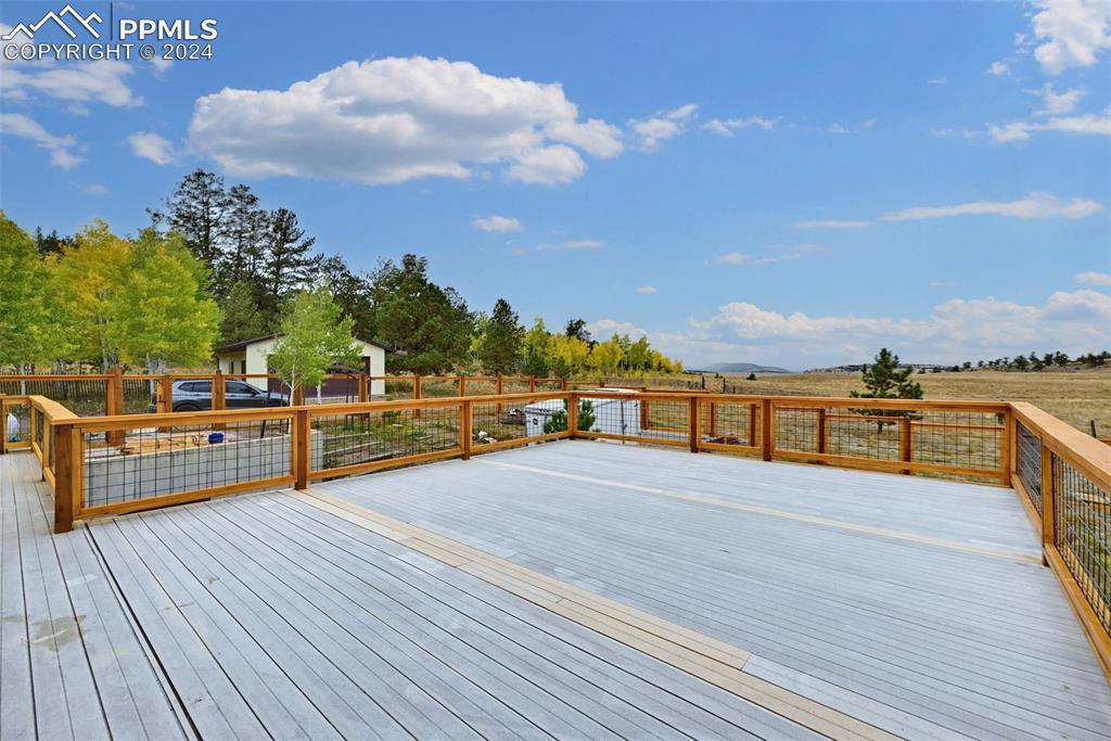 899 Concho Trail Hartsel, CO 80449 - Photo 27 of 27 a view of outdoor space with deck and lake view