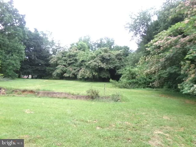 a view of outdoor space with green field and trees all around