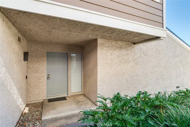 a view of front door